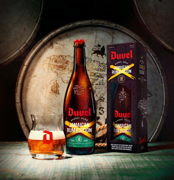 Duvel Barrel Aged N°6 Jamaican Rum Edition, Geschenkbox inkl. Glas