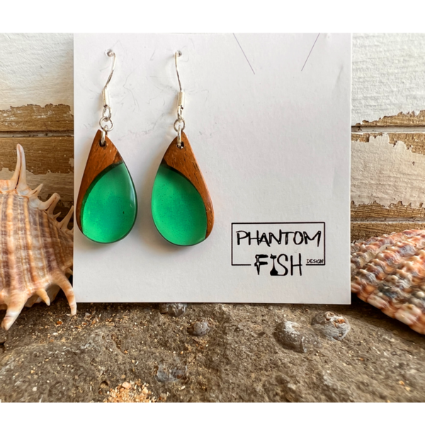 Phantom Fish Design Paar Ohrhänger "Monsun Tears"
