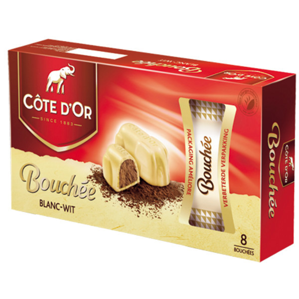 Côte d'Or Bouchées weiße Schokolade